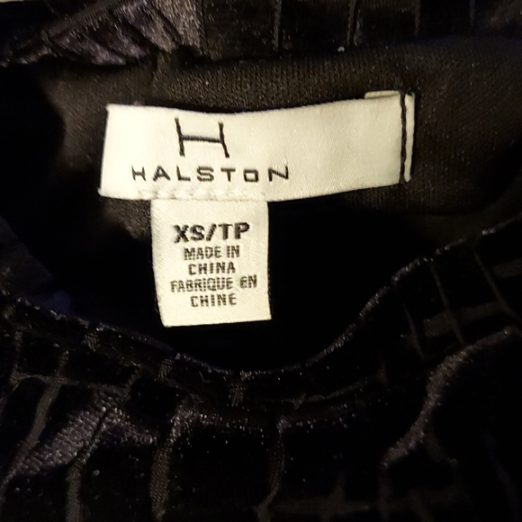 Women's H by Halston velvet top - Picture 5 of 7